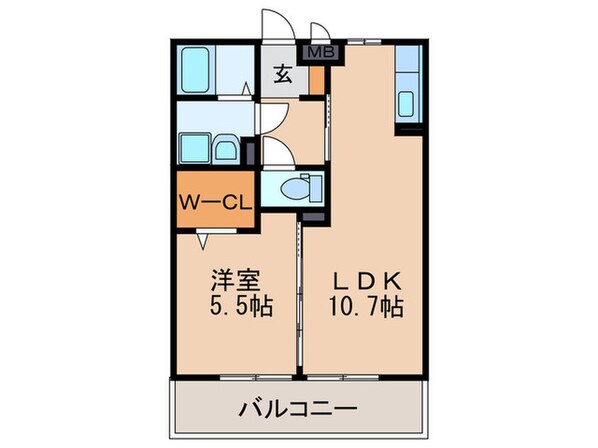 マノワール十六田の物件間取画像